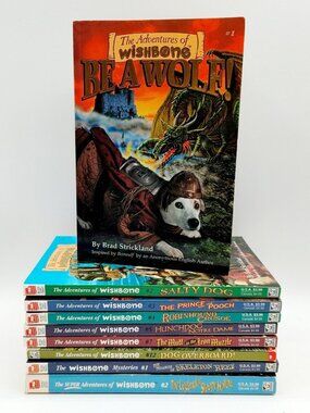Lot of 9 The Wishbone Adventure Series Kids Books Vintage 90s Novels